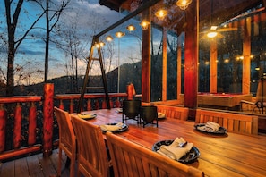 Dining area on the main deck - a great spot to gather