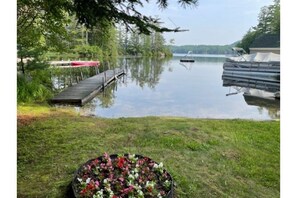 Pond View From Ground - Dock on Left