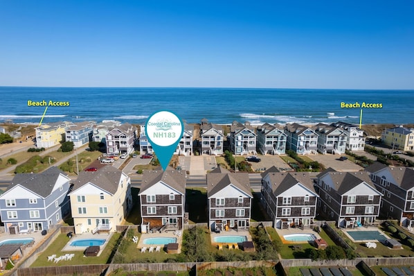 NH183: Phelps Brothers Too | Aerial View, Two Beach Accesses