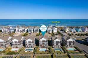 NH187: South Fork Farms 10 | Aerial Rear View & Beach Access