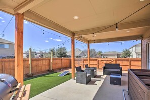 Back Patio | Smoker Grill | Yard Games