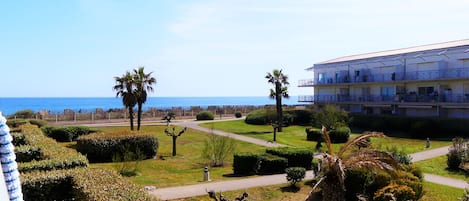 Vue du parc à partir de la terrasse