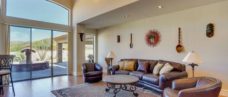 Cave Creek Vacation Rental | 4BR | 4.5BA | 4,000 Sq Ft | 1 Step to Enter