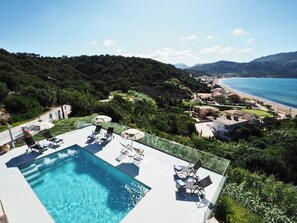Villa Euphoria Apt 2 Afionas Corfu Communal Swimming Pool
