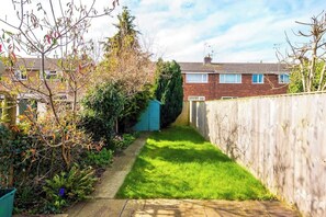 The Garden to the rear of the property. Perfect for lounging in the sunshine in the summer.