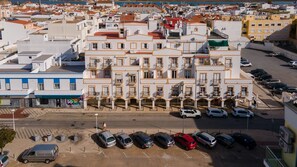 Aerial street view.