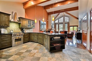 Gourmet Kitchen Looking Toward Great Room