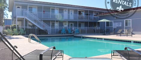 This is one of two pool the condo offers and this one is right outside our unit.