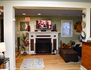 Game room, library, and has a desk to work with internet.