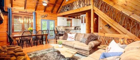 Great flow and open concept to cabin first floor areas.
