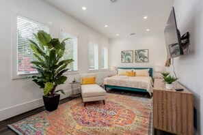 Master Suite overlooking the pool area.