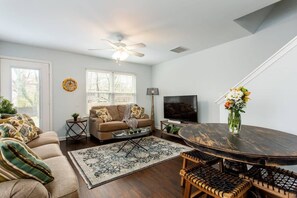 A cozy and intimate Living room setting - First Floor