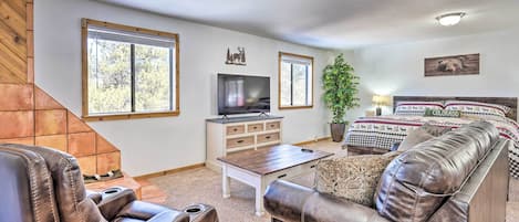 Florissant Vacation Rental | Studio | 1BA | 500 Sq Ft | Steps Required to Enter