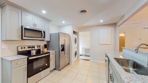 Kitchen with Stainless Steel Appliances