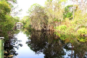 view from dock. 