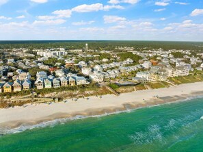 A view of the beach access just down the street from the house