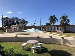 Outdoor dining area