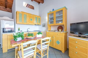 Kitchen and dining area