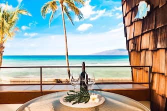 Stunning oceanfront view with private lanai