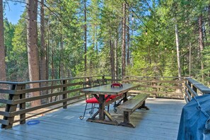 Deck | Forest Views | 2-Story Home