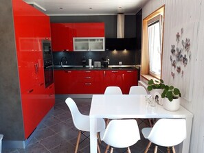 Kitchen with table