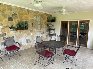 Porch has a Roku TV