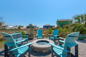 Gulf Views from the Fire Pit!