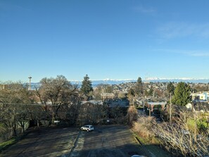 View from the private balcony