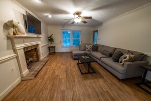 main floor family room.