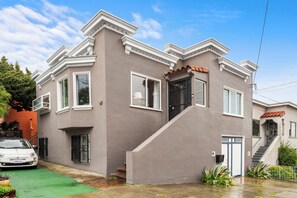 The beauty of the exterior view of the house.