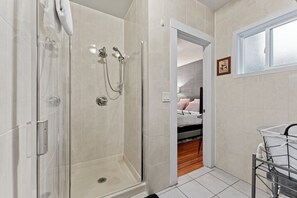 A well-arranged bathroom view, creating the perfect space for relaxation.