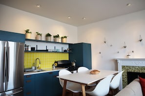 Kitchen and dining area