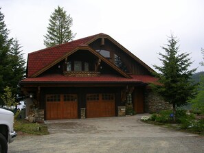 Driveway and garages