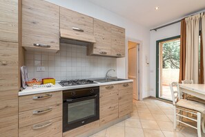 Kitchen and dining area