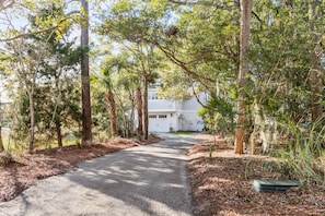 The house sits well off the lane and there is no house to the left.
