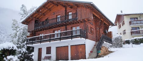 Ski to the door from la Rosiere  often in December and January