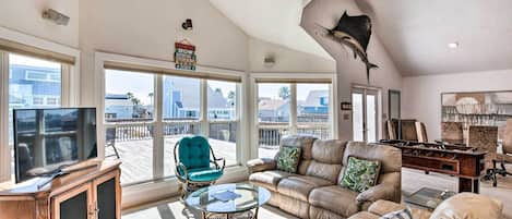 Galveston Vacation Rental | 3BR | 2BA | 1,292 Sq Ft | Stairs Required