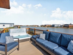 Terrace | Coastal Retreat - The Laurels, Addlethorpe, near Skegness