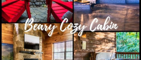Welcome to our BEARY COZY CABIN in Sevierville, equidistant from Pigeon Forge and Gatlinburg!