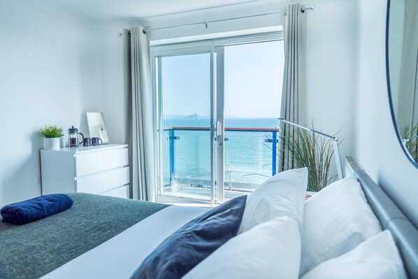 Beautiful sea views from the master bedroom