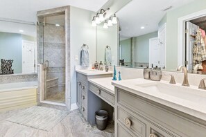 Master bathroom.