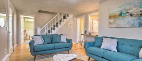 Bristol Vacation Rental | 4BR | 2BA | 1,784 Sq Ft | Stairs Required for Access