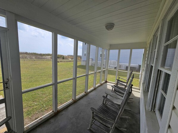 Beach Porch view