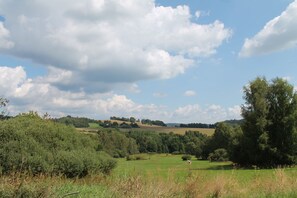 Uitzicht van vakantiehuis [zomer]