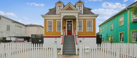 AbFab is one of Galveston's renovated historic homes, built in 1886
