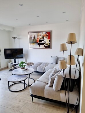 The Living Room with Air Conditioning 