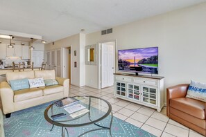 TV Time - Gather the group for a bowl of popcorn while you watch a favorite show on the large flat-screen TV. The couches are so comfortable you may never want to move.