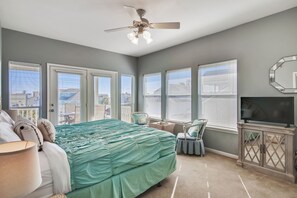 Serene Retreat - The comfortable bed in the primary bedroom is so inviting. You’ll sleep like a baby after a day of adventure!