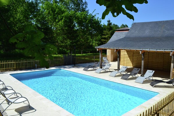 Piscine maison de vacances