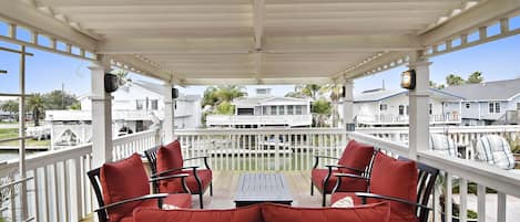 Furnished Covered Balcony